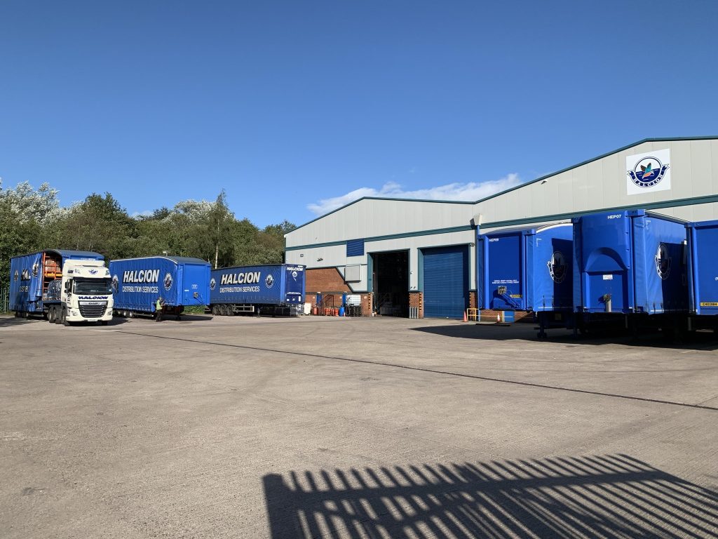 Halcion Midlands Business Storage UK hub exterior Newcastle under Lyme warehouse and loading bays